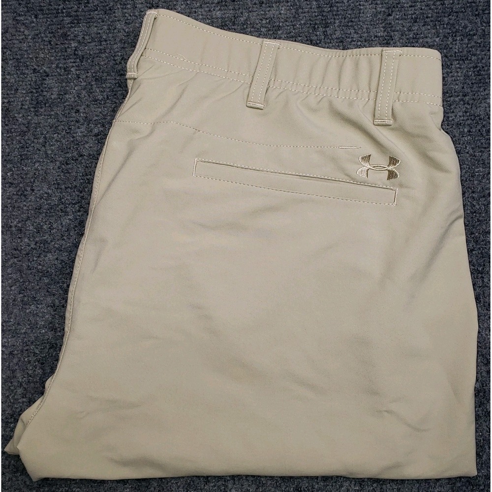Under Armour Match Play Pants Mens 40x30 Tan
